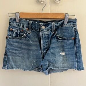 Levi's Blue Jean Shorts